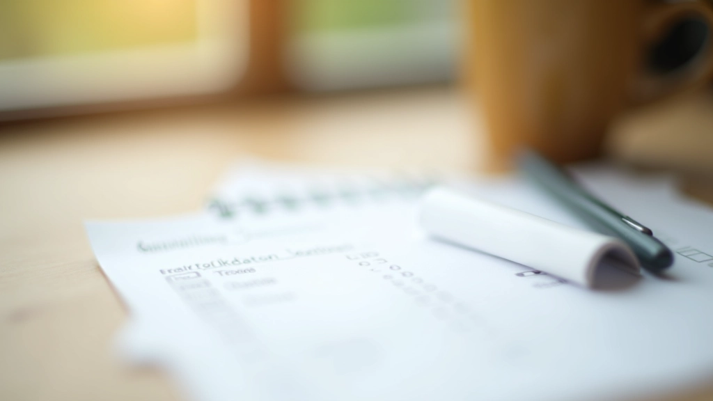 Feuille de suivi des dépenses avec coches quotidiennes et notes