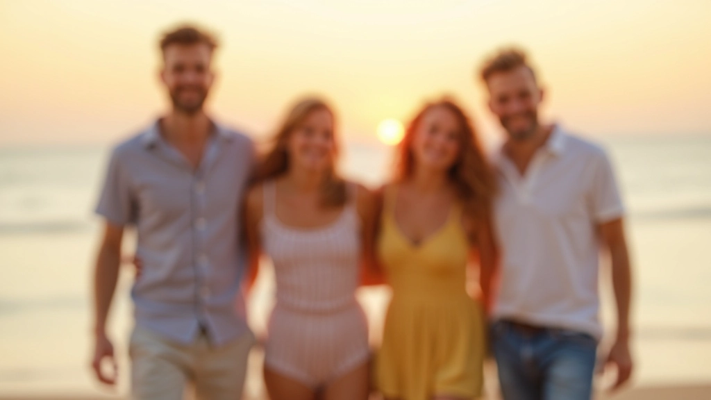 Famille heureuse à la plage, vacances réussies avec budget bien géré