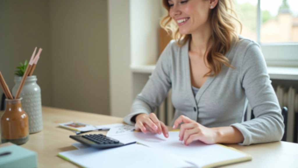 Femme calculant les coûts de transport, billet de train, voiture, avion, feuille de calcul